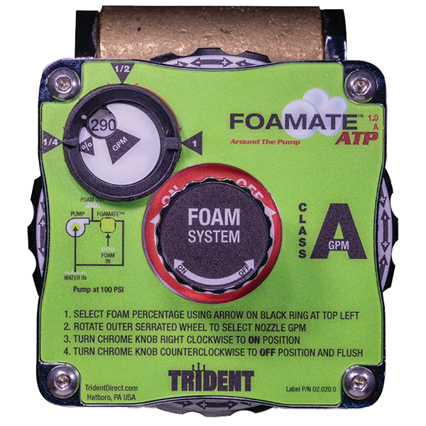 FOAMATE Foam System Class A Front View